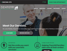 Tablet Screenshot of dentistryongreenlane.com